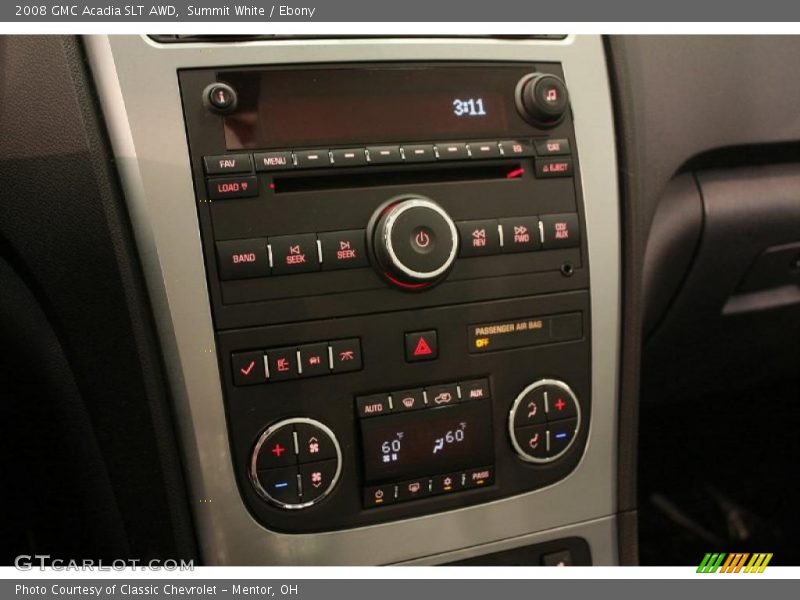 Summit White / Ebony 2008 GMC Acadia SLT AWD