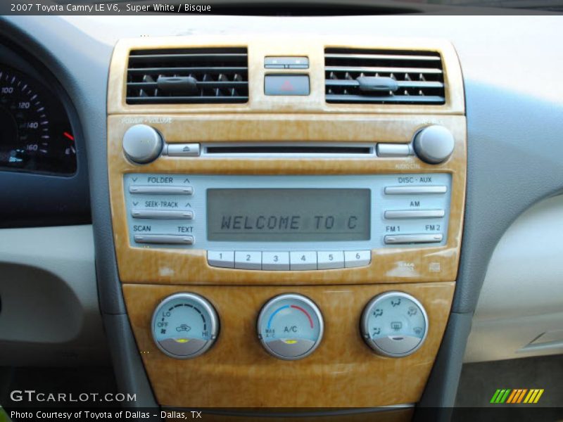 Super White / Bisque 2007 Toyota Camry LE V6