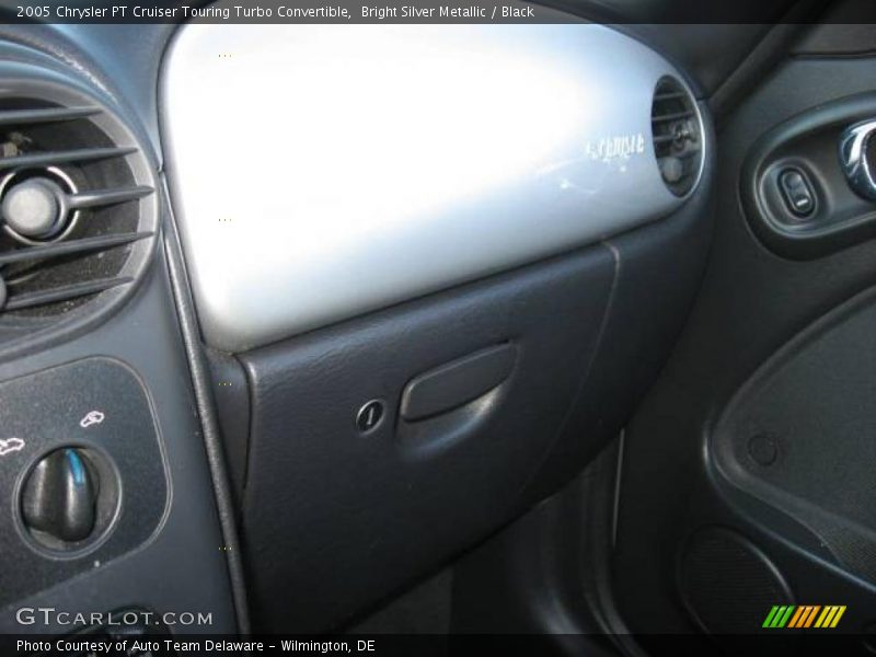 Bright Silver Metallic / Black 2005 Chrysler PT Cruiser Touring Turbo Convertible