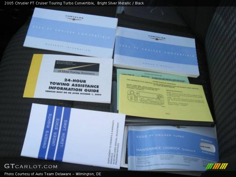 Bright Silver Metallic / Black 2005 Chrysler PT Cruiser Touring Turbo Convertible