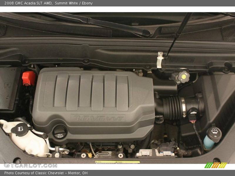 Summit White / Ebony 2008 GMC Acadia SLT AWD