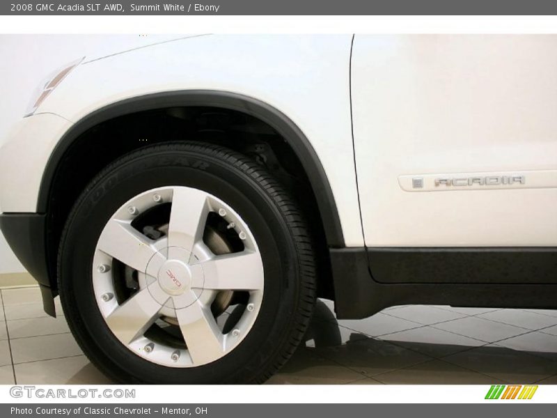 Summit White / Ebony 2008 GMC Acadia SLT AWD