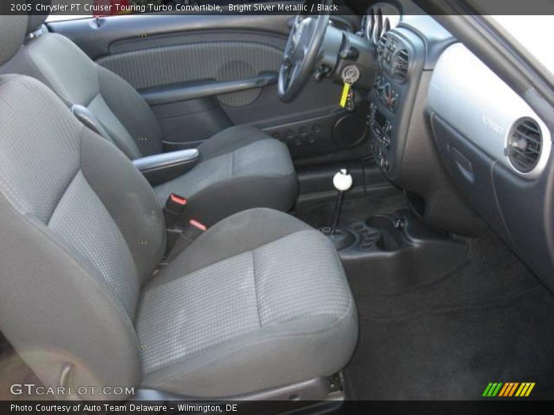 Bright Silver Metallic / Black 2005 Chrysler PT Cruiser Touring Turbo Convertible