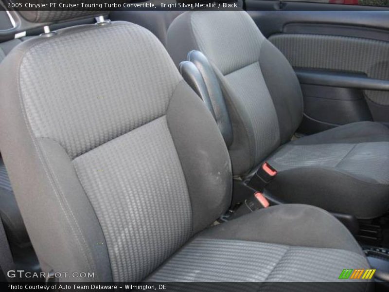 Bright Silver Metallic / Black 2005 Chrysler PT Cruiser Touring Turbo Convertible