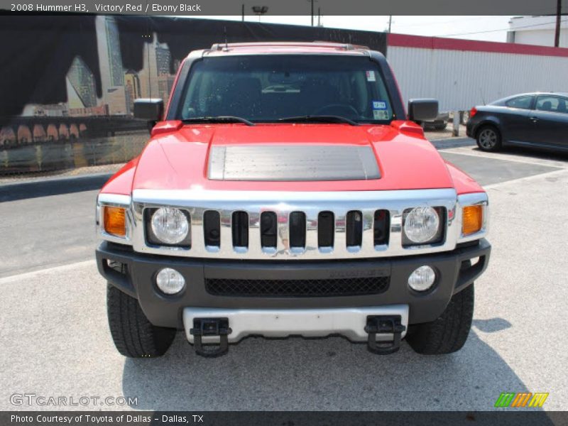 Victory Red / Ebony Black 2008 Hummer H3