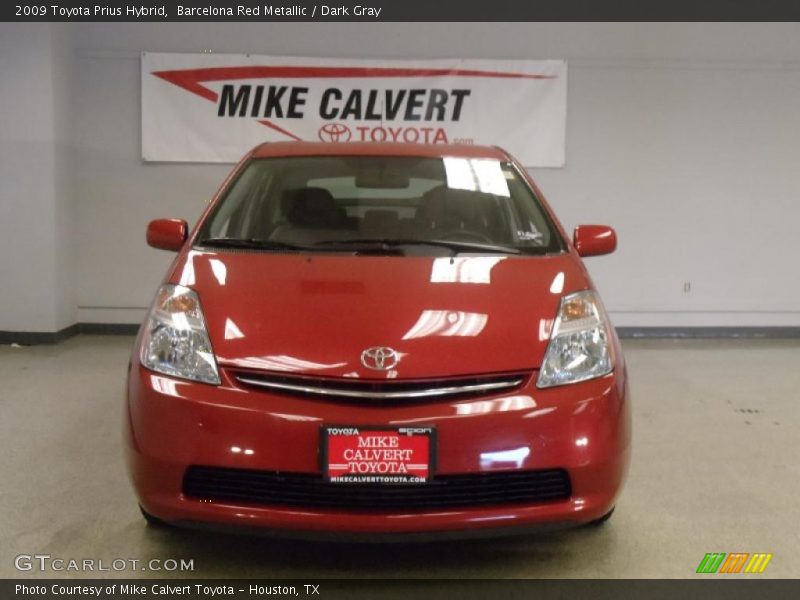 Barcelona Red Metallic / Dark Gray 2009 Toyota Prius Hybrid