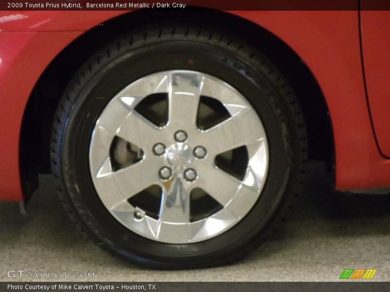Barcelona Red Metallic / Dark Gray 2009 Toyota Prius Hybrid