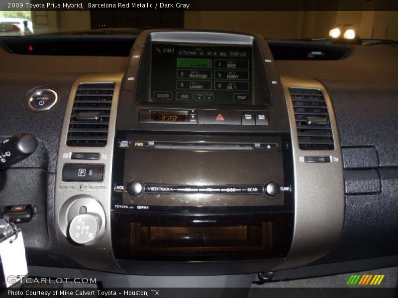 Barcelona Red Metallic / Dark Gray 2009 Toyota Prius Hybrid