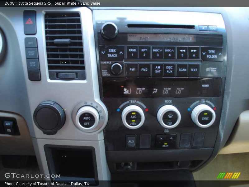 Super White / Sand Beige 2008 Toyota Sequoia SR5