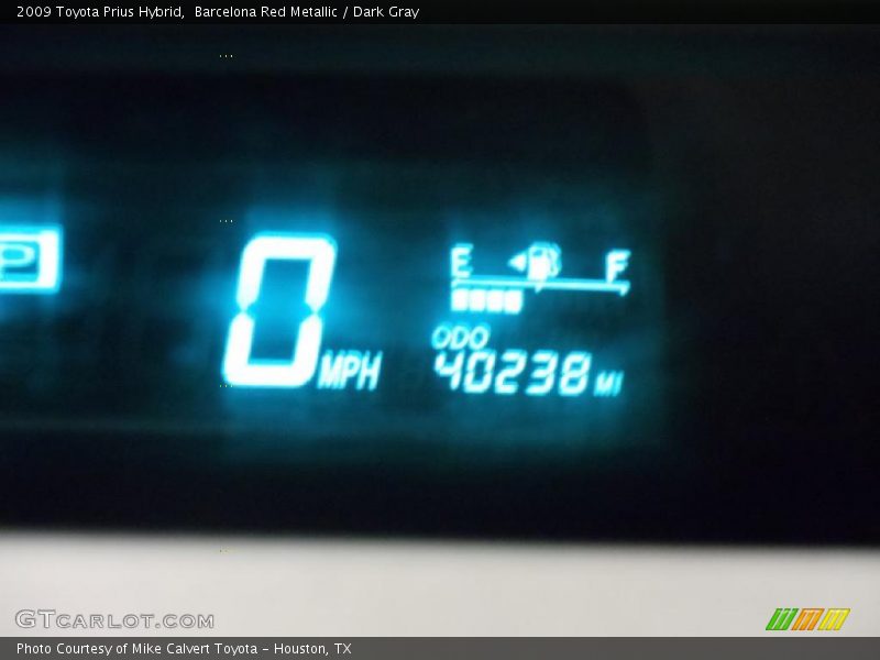 Barcelona Red Metallic / Dark Gray 2009 Toyota Prius Hybrid