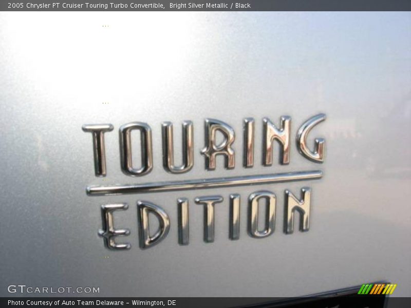 Bright Silver Metallic / Black 2005 Chrysler PT Cruiser Touring Turbo Convertible