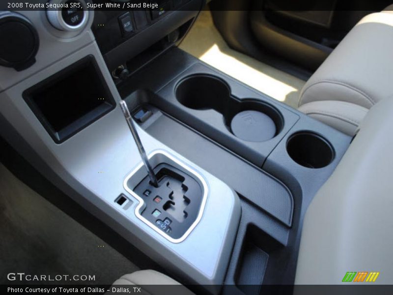 Super White / Sand Beige 2008 Toyota Sequoia SR5