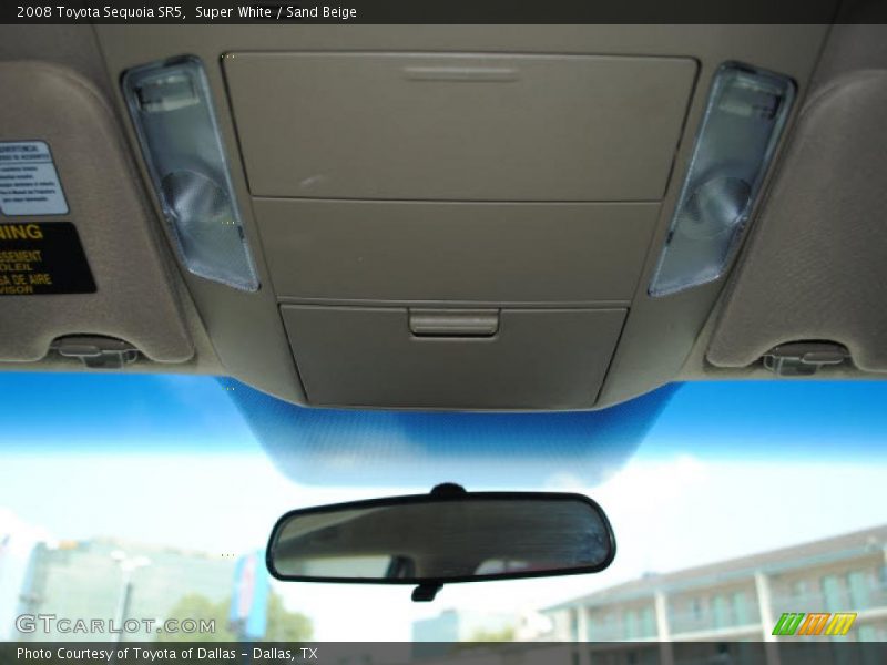 Super White / Sand Beige 2008 Toyota Sequoia SR5