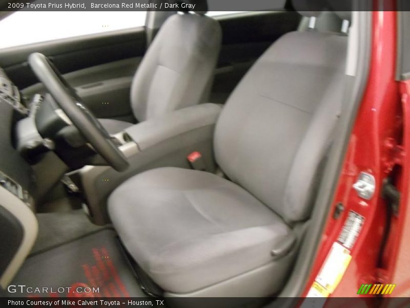 Barcelona Red Metallic / Dark Gray 2009 Toyota Prius Hybrid