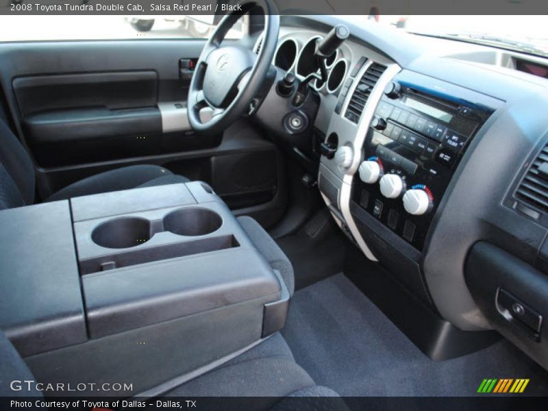 Salsa Red Pearl / Black 2008 Toyota Tundra Double Cab