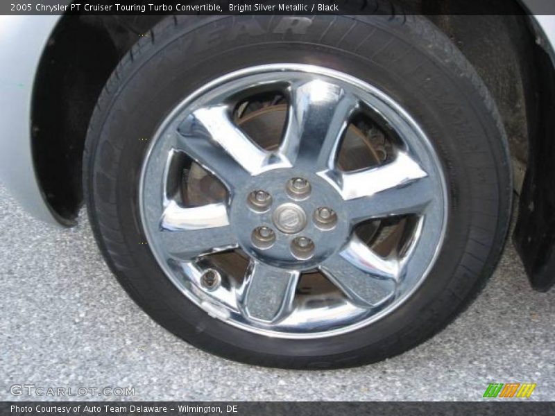 Bright Silver Metallic / Black 2005 Chrysler PT Cruiser Touring Turbo Convertible