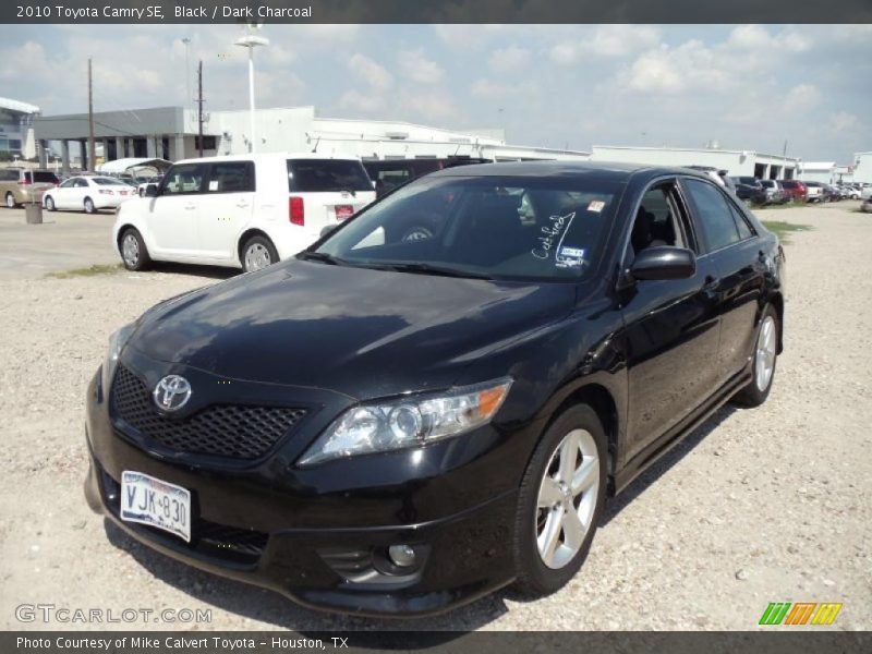 Black / Dark Charcoal 2010 Toyota Camry SE