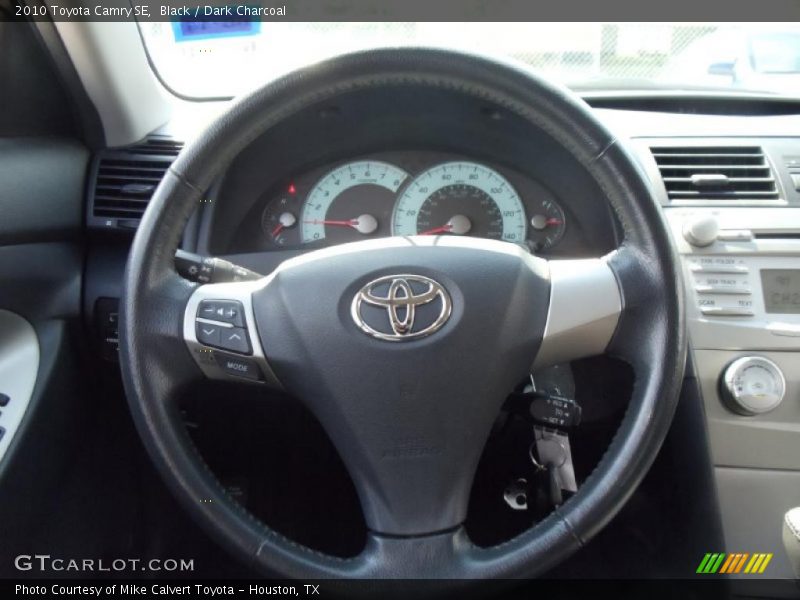 Black / Dark Charcoal 2010 Toyota Camry SE