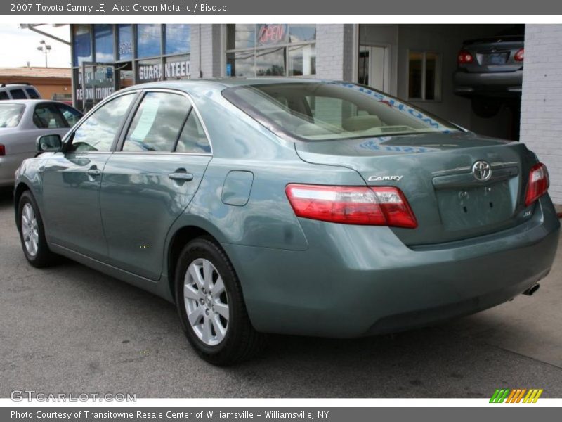 Aloe Green Metallic / Bisque 2007 Toyota Camry LE