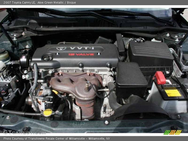 Aloe Green Metallic / Bisque 2007 Toyota Camry LE