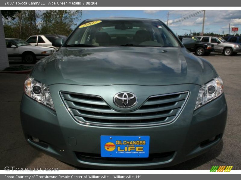Aloe Green Metallic / Bisque 2007 Toyota Camry LE