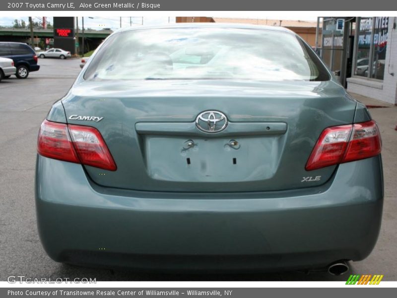 Aloe Green Metallic / Bisque 2007 Toyota Camry LE