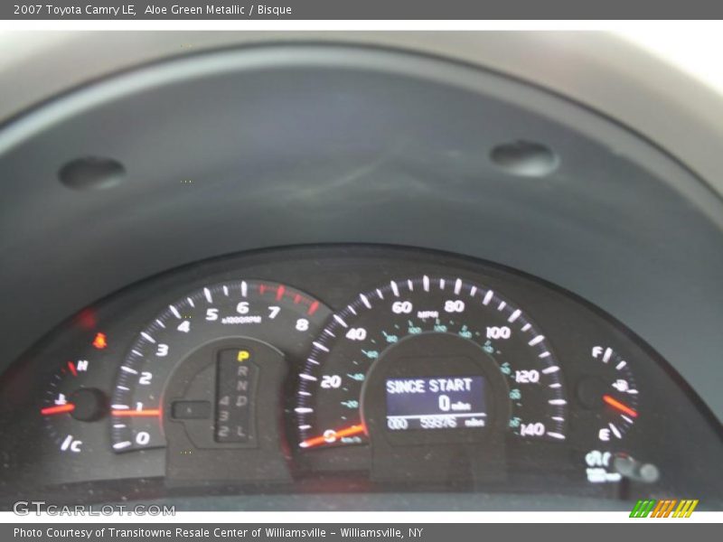 Aloe Green Metallic / Bisque 2007 Toyota Camry LE