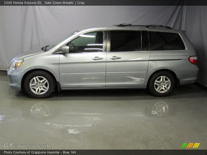 Slate Green Metallic / Gray 2006 Honda Odyssey EX