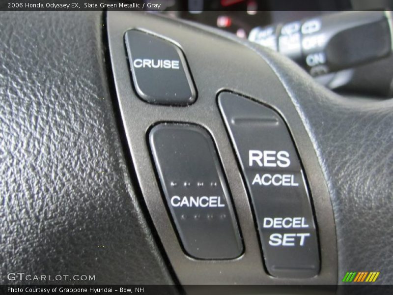 Slate Green Metallic / Gray 2006 Honda Odyssey EX