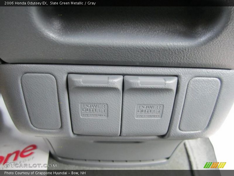 Slate Green Metallic / Gray 2006 Honda Odyssey EX