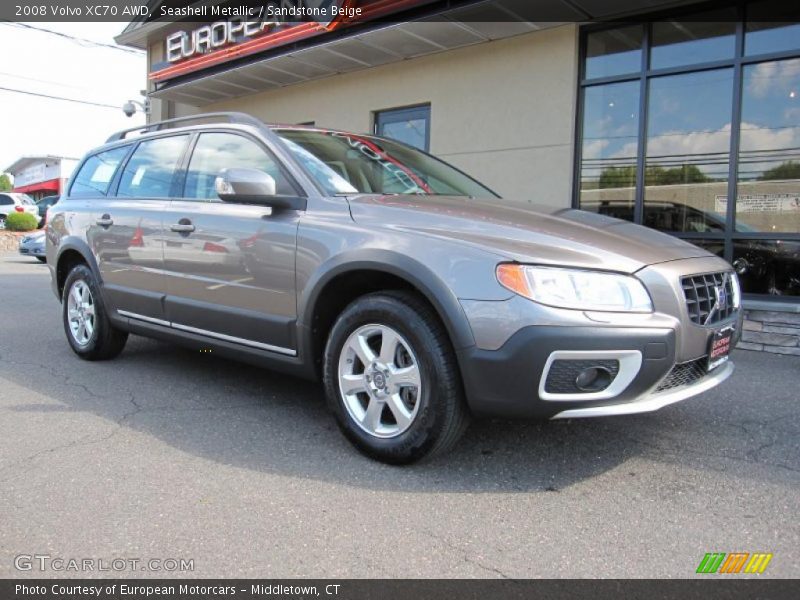 Seashell Metallic / Sandstone Beige 2008 Volvo XC70 AWD