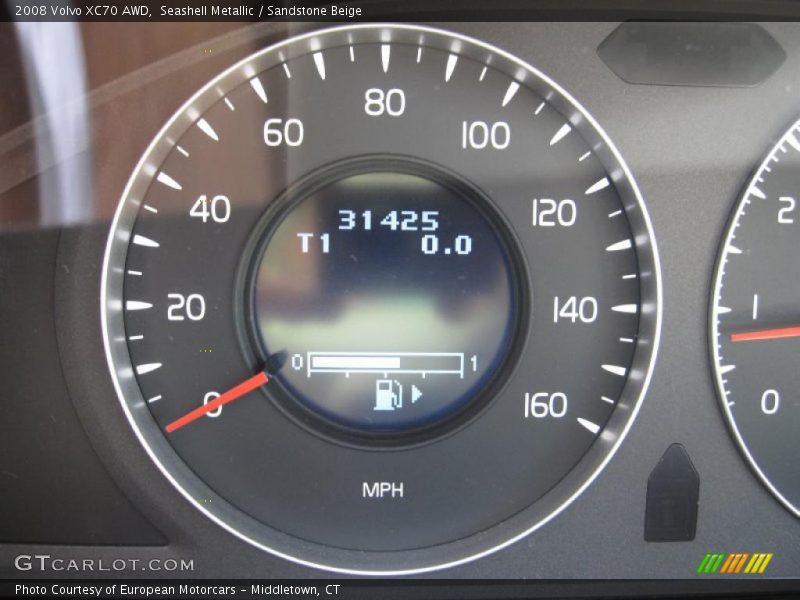 Seashell Metallic / Sandstone Beige 2008 Volvo XC70 AWD