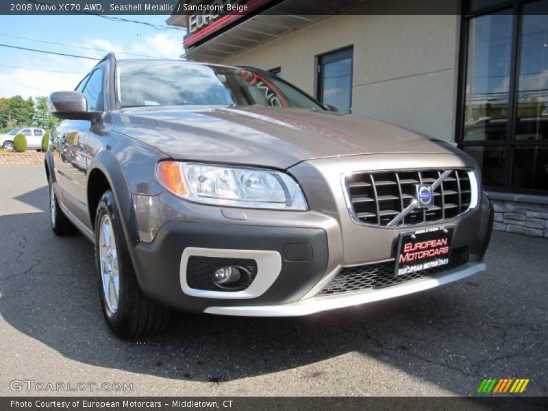 Seashell Metallic / Sandstone Beige 2008 Volvo XC70 AWD