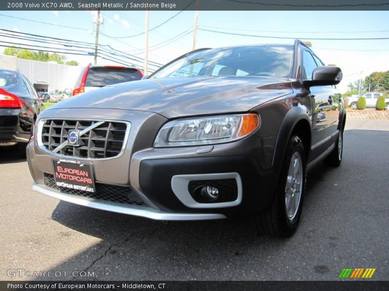 Seashell Metallic / Sandstone Beige 2008 Volvo XC70 AWD