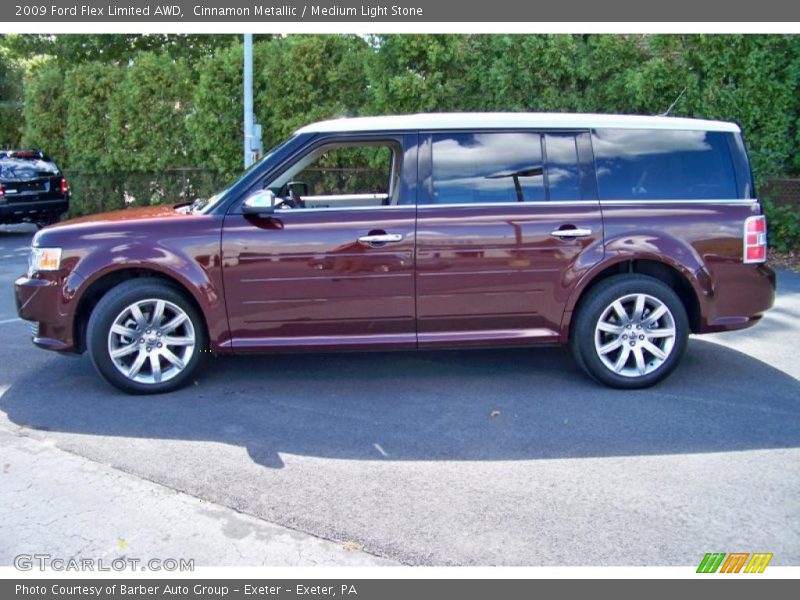 Cinnamon Metallic / Medium Light Stone 2009 Ford Flex Limited AWD