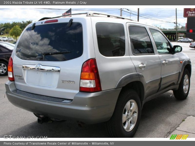 Platinum Metallic / Gray 2001 Mazda Tribute LX V6 4WD