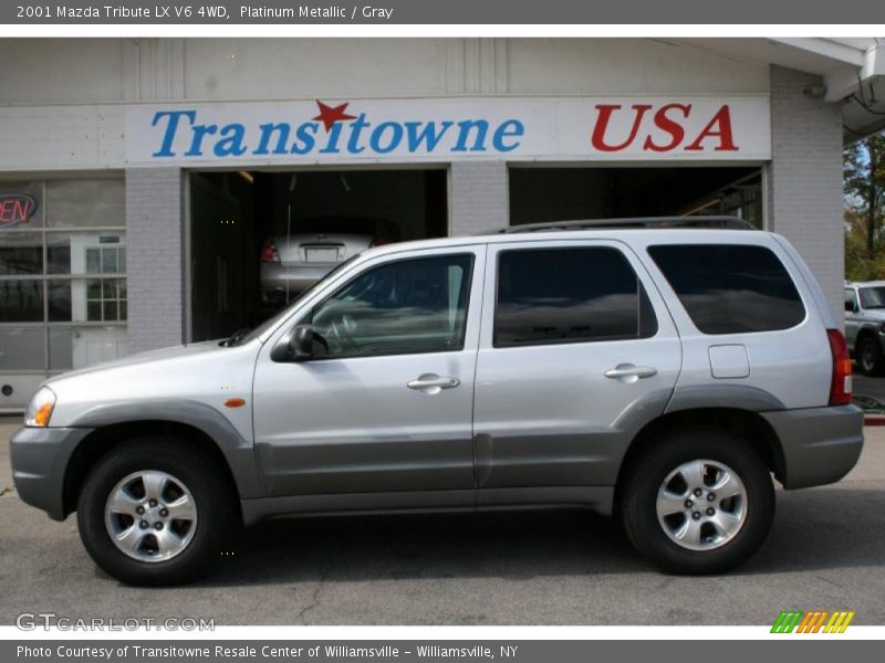 Platinum Metallic / Gray 2001 Mazda Tribute LX V6 4WD
