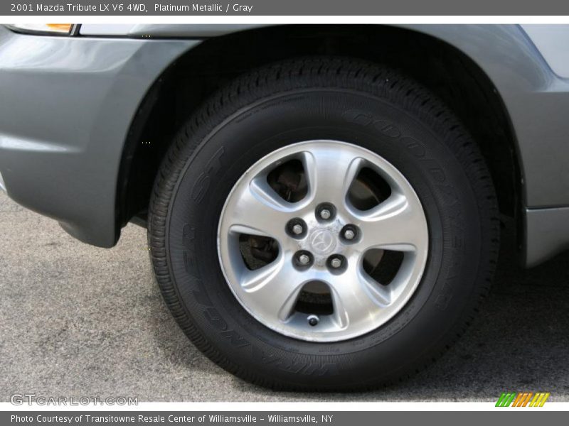 Platinum Metallic / Gray 2001 Mazda Tribute LX V6 4WD
