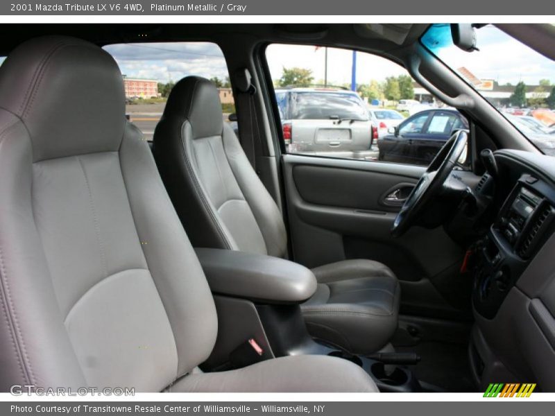 Platinum Metallic / Gray 2001 Mazda Tribute LX V6 4WD