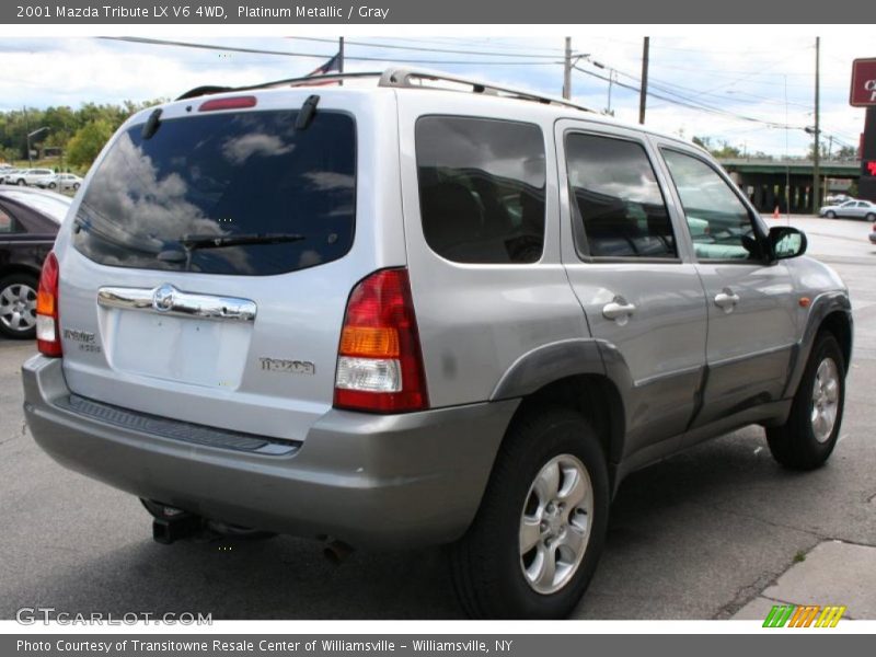 Platinum Metallic / Gray 2001 Mazda Tribute LX V6 4WD