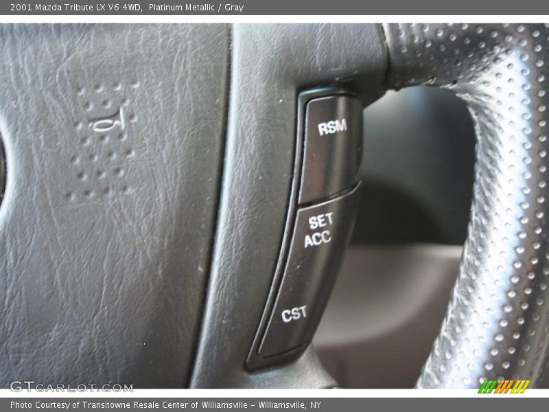 Platinum Metallic / Gray 2001 Mazda Tribute LX V6 4WD