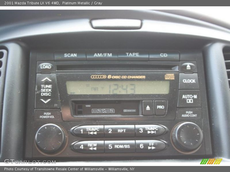 Platinum Metallic / Gray 2001 Mazda Tribute LX V6 4WD