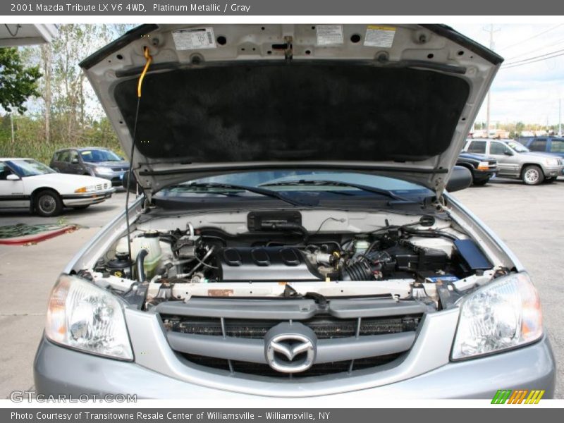 Platinum Metallic / Gray 2001 Mazda Tribute LX V6 4WD