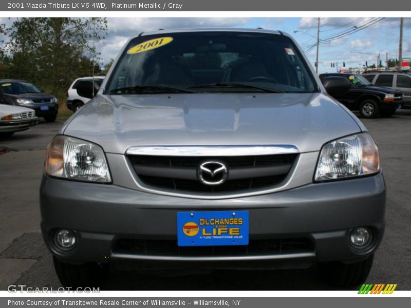 Platinum Metallic / Gray 2001 Mazda Tribute LX V6 4WD