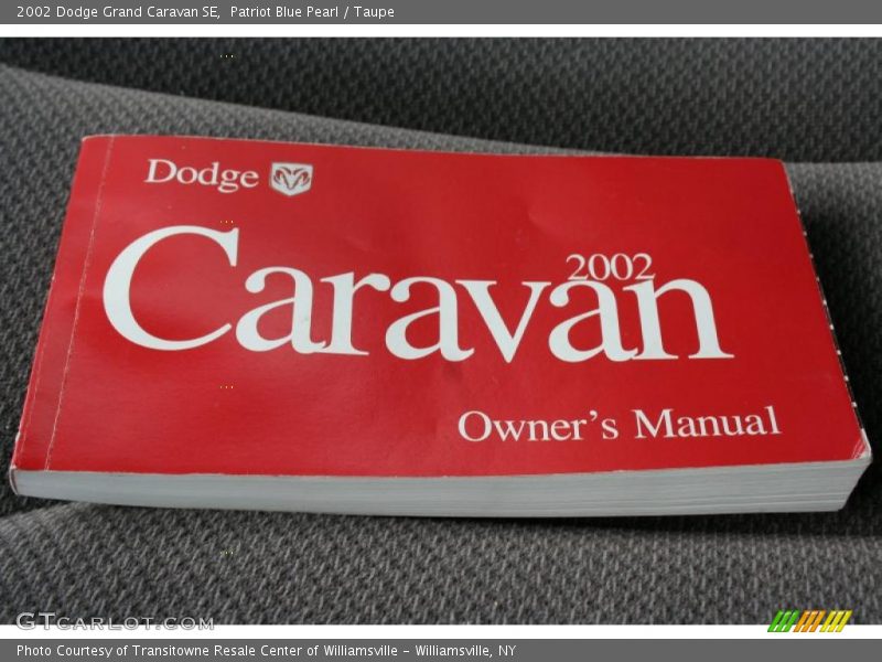 Patriot Blue Pearl / Taupe 2002 Dodge Grand Caravan SE