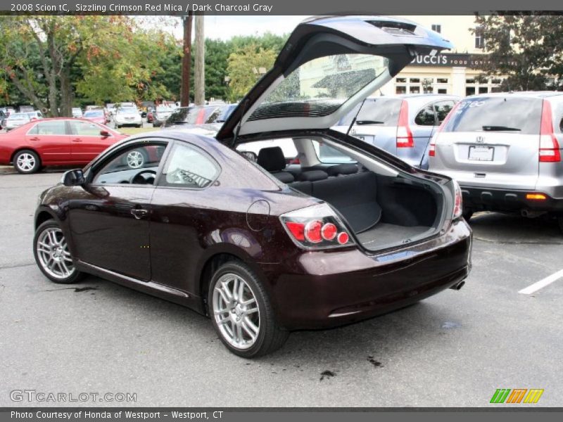 Sizzling Crimson Red Mica / Dark Charcoal Gray 2008 Scion tC