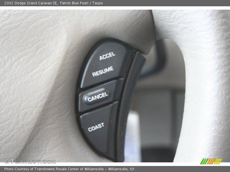 Patriot Blue Pearl / Taupe 2002 Dodge Grand Caravan SE
