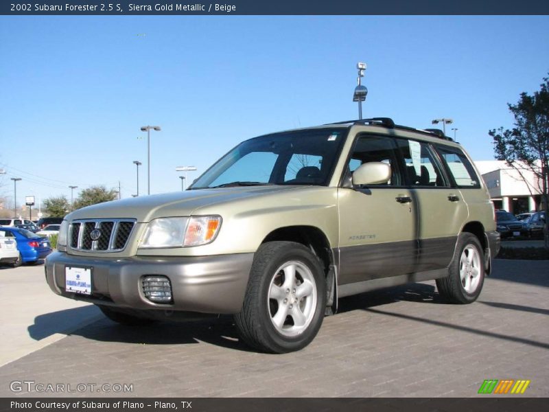 Sierra Gold Metallic / Beige 2002 Subaru Forester 2.5 S