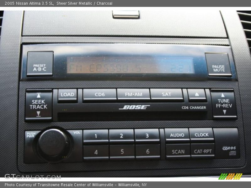 Sheer Silver Metallic / Charcoal 2005 Nissan Altima 3.5 SL