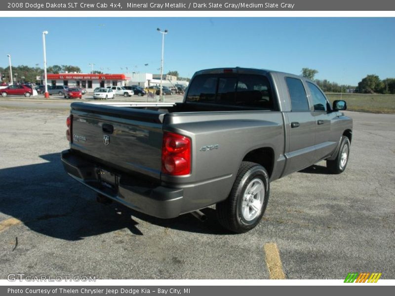 Mineral Gray Metallic / Dark Slate Gray/Medium Slate Gray 2008 Dodge Dakota SLT Crew Cab 4x4